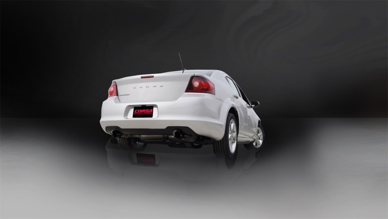 Dodge Avenger Performance Exhaust - CORSA Performance - Cat Back, Dual Rear Exit, Sport - Black - `11-`14
